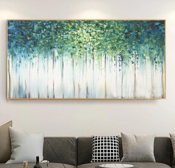緑の森 by パレットナイフ Oil Paintings